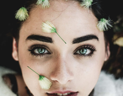 Girl With Flower